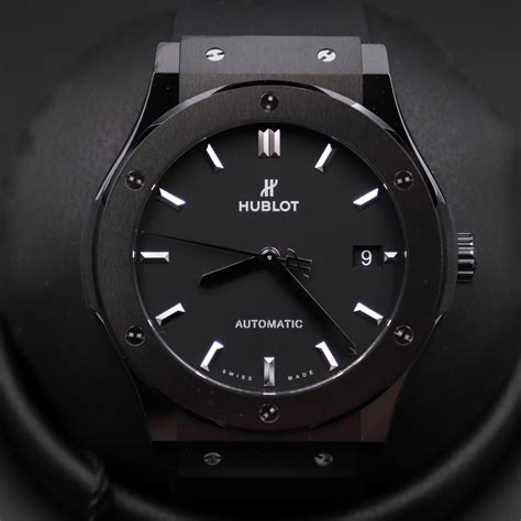 hublot classic fusion black magic price|Hublot classic fusion black dial.